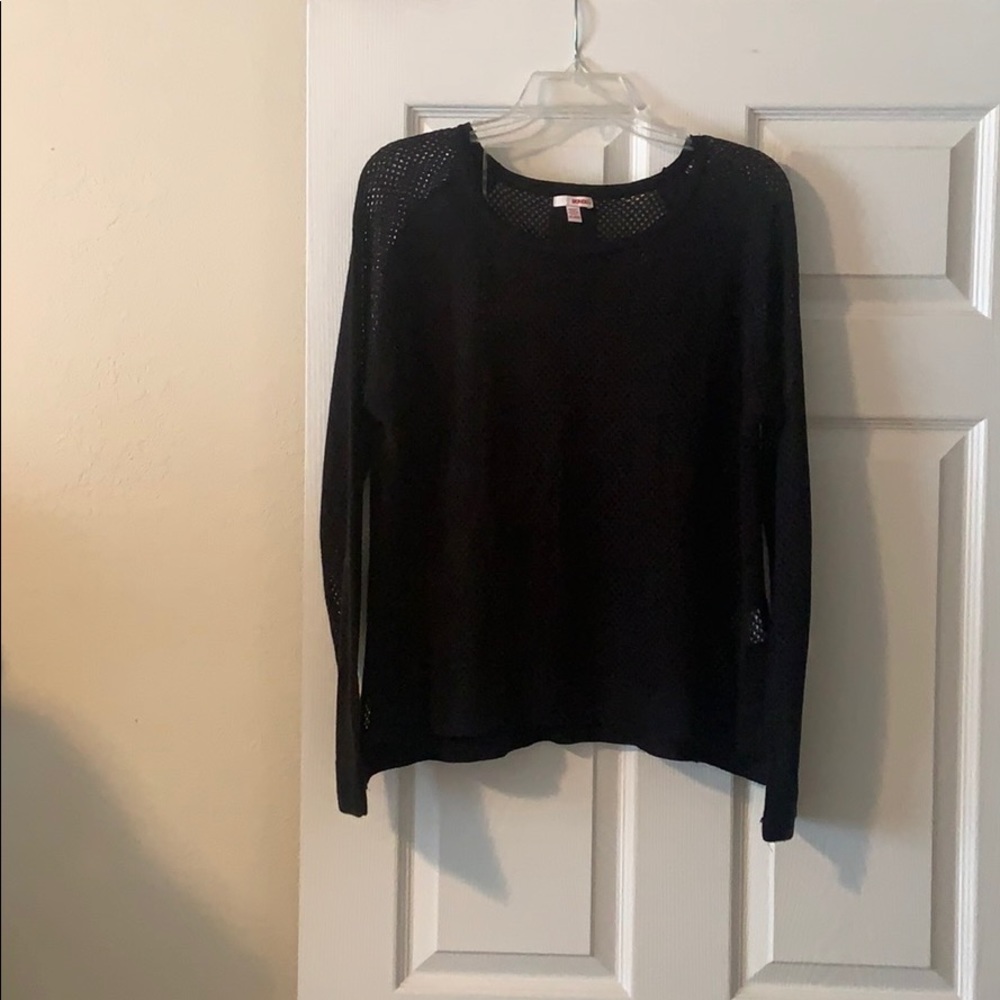 Black Long Sleeve Top